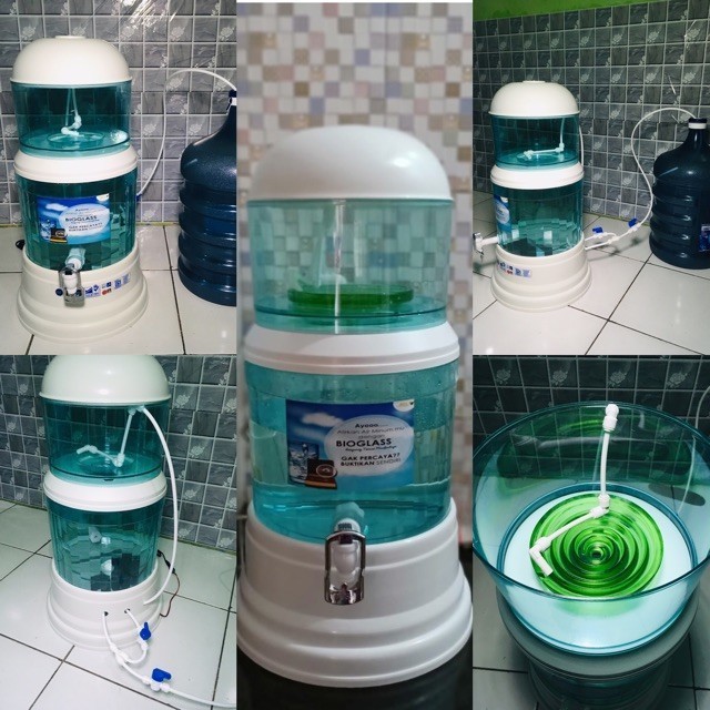 dispenser suling bioglass mci otomatis sedot galon food grade 18 liter