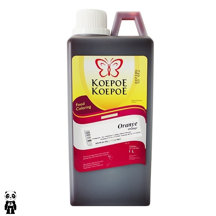 

Terlaris Koepoe Koepoe Pewarna Orange 1 Liter Pewarna Makanan Oranye SALE