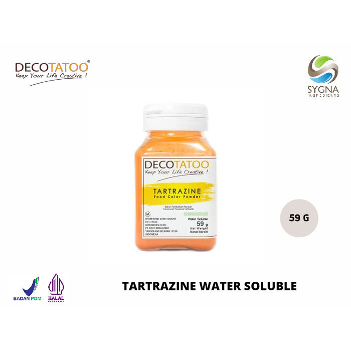 

Terlaris Pewarna Makanan - Water Soluble Decotatoo - Tartrazine Color SALE