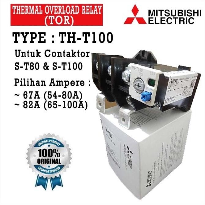 Thermal Overload Relay ( Tor ) Tht100 " Mitsubishi "