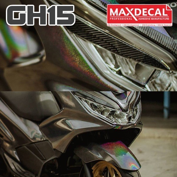 Maxdecal 9500 Gh15 Galaxy Hologram Black 152 Cm Meteran Glitter Gloss Gratis Ongkir