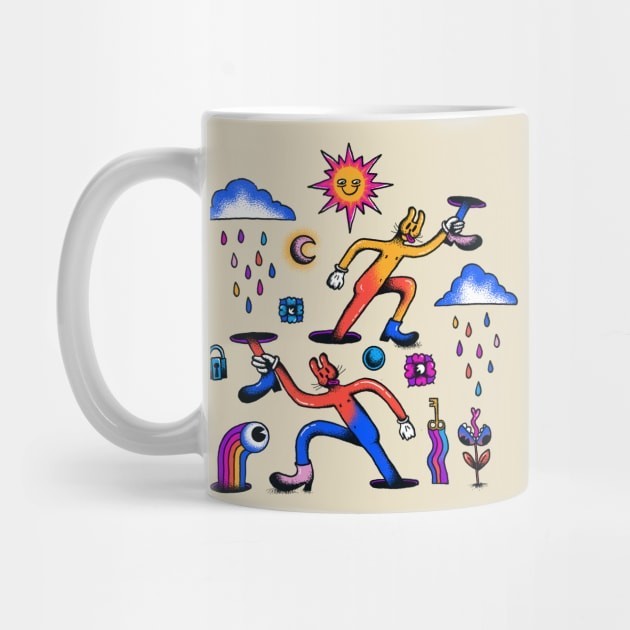 Mug Kopi Tarik Kaki Leg Pull Coffee Mug