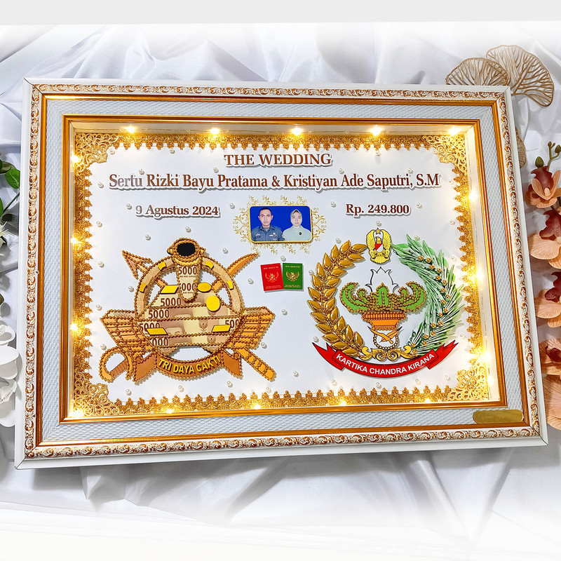 buat mahar pernikahan logo tni polisi abdi negara TNI AD AU AL