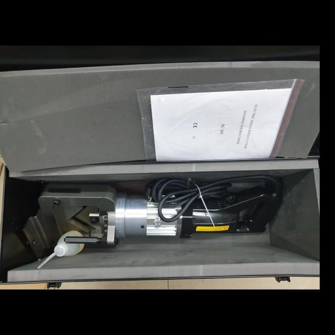 [ Ek ] Mesin Pemotong Besi Siku Hidrolik / Hydraulic Steel Cutting Machine  Ready