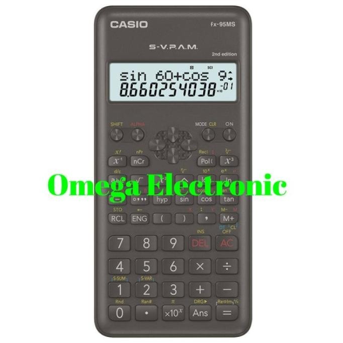 

HARGA DISC - Casio FX-95MS - Scientific Kalkulator Sekolah Calculator FX 95 MS