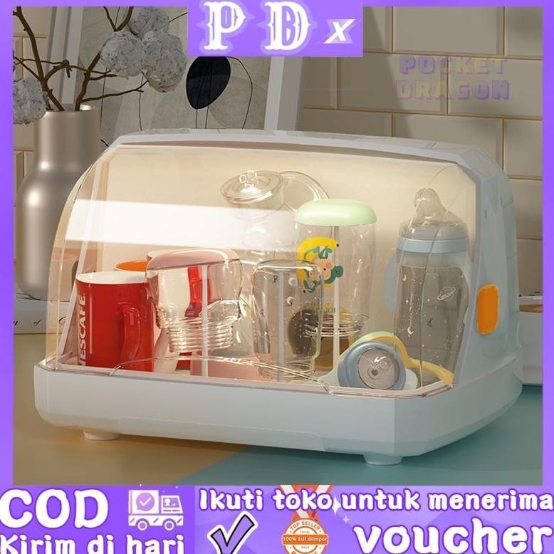 Sterilisasi UV Botol Bayi Sterilisasi Pengering Botol Bayi Rumah Sterilisasi Desktop Tahan Debu Tutu