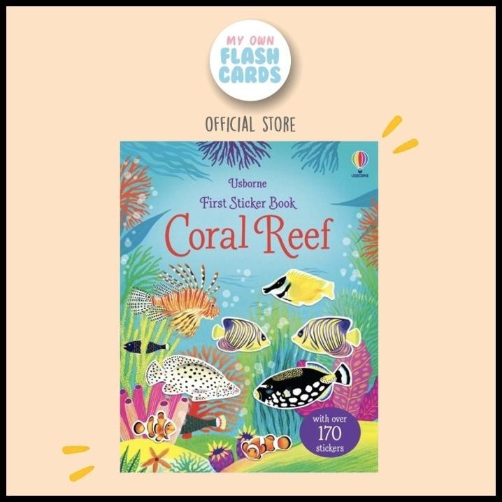 

Usborne First Sticker Book Coral Reef - Buku Stiker Impor Edukasi Ana