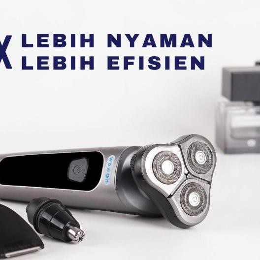 Wowon 4In1 Pro Series Electric Shaver (Alat Cukuran Jenggot Dan Kus)