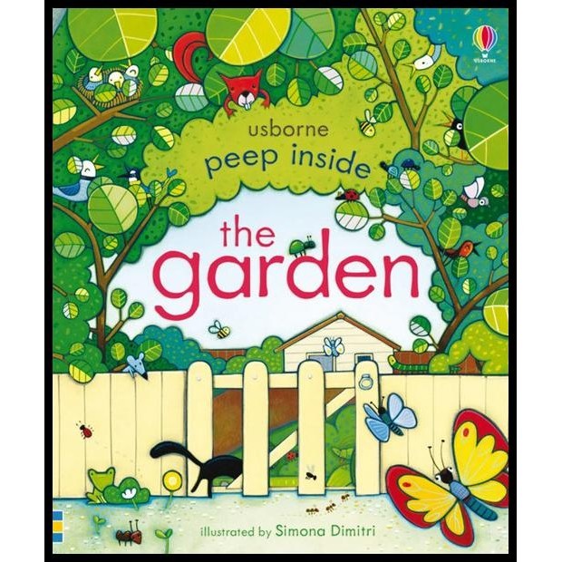 

Usborne The Garden Peep Inside Board Book Flaps Book Education Kids