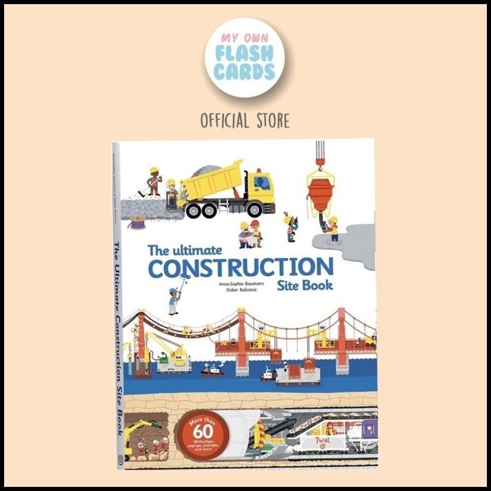 

Usborne The Ultimate Construction Site Book - Buku Impor Edukasi Anak