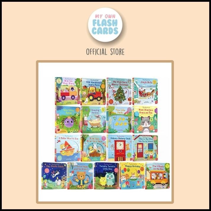 

1 Set Sing Along With Me Langsung Dapat 17 Buku Children Board Book