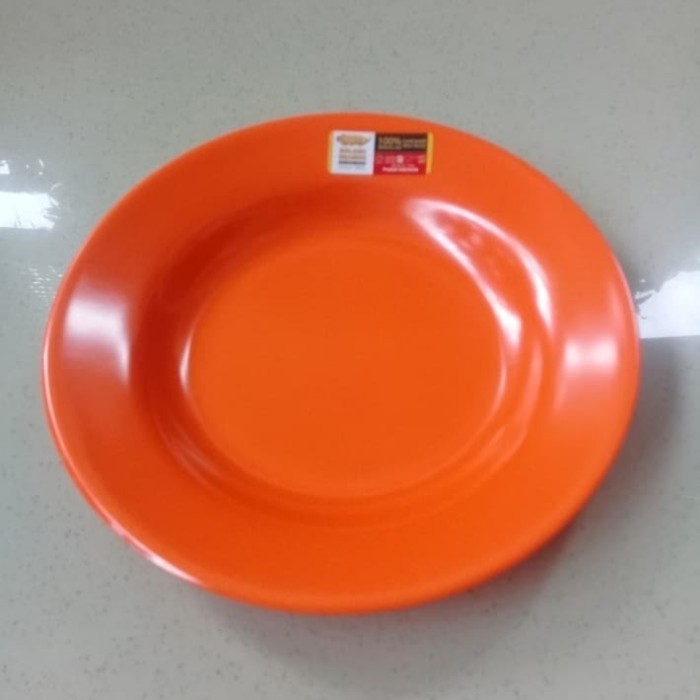Piring Makan Melamin 9" Golden Dragon P0109 Sni /6Pcs / Piring Melamin