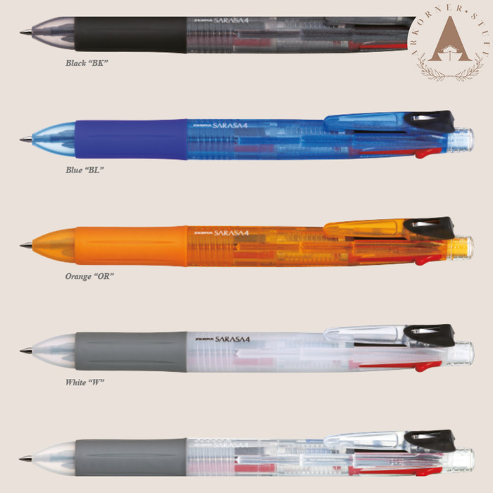 

Sale Zebra Sarasa Clip 4 Warna Gel Pen 0,5Mm