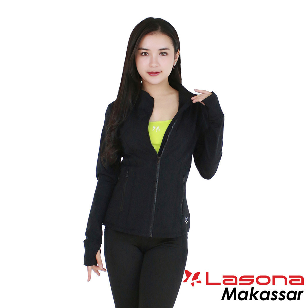 Lasona Women Sportwear Jaket Olahraga Wanita  JK-025-AC Stok MAKASSAR