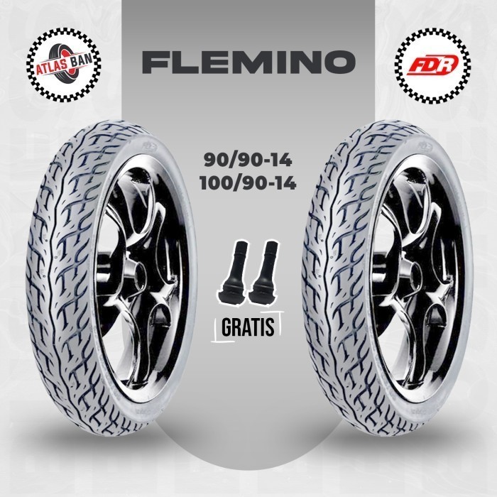 Paket Ban Motor YAMAHA LEXI FDR FLEMINO 90/90 - 100/90 Ring 14 Tubeless TERMURAH