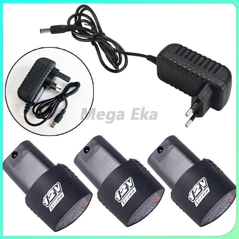 Viral CodBaterai Bor Litium Li-Ion 12 Volt Baterai Bor Electric Cordless Rechargeable, Baterai Ori B