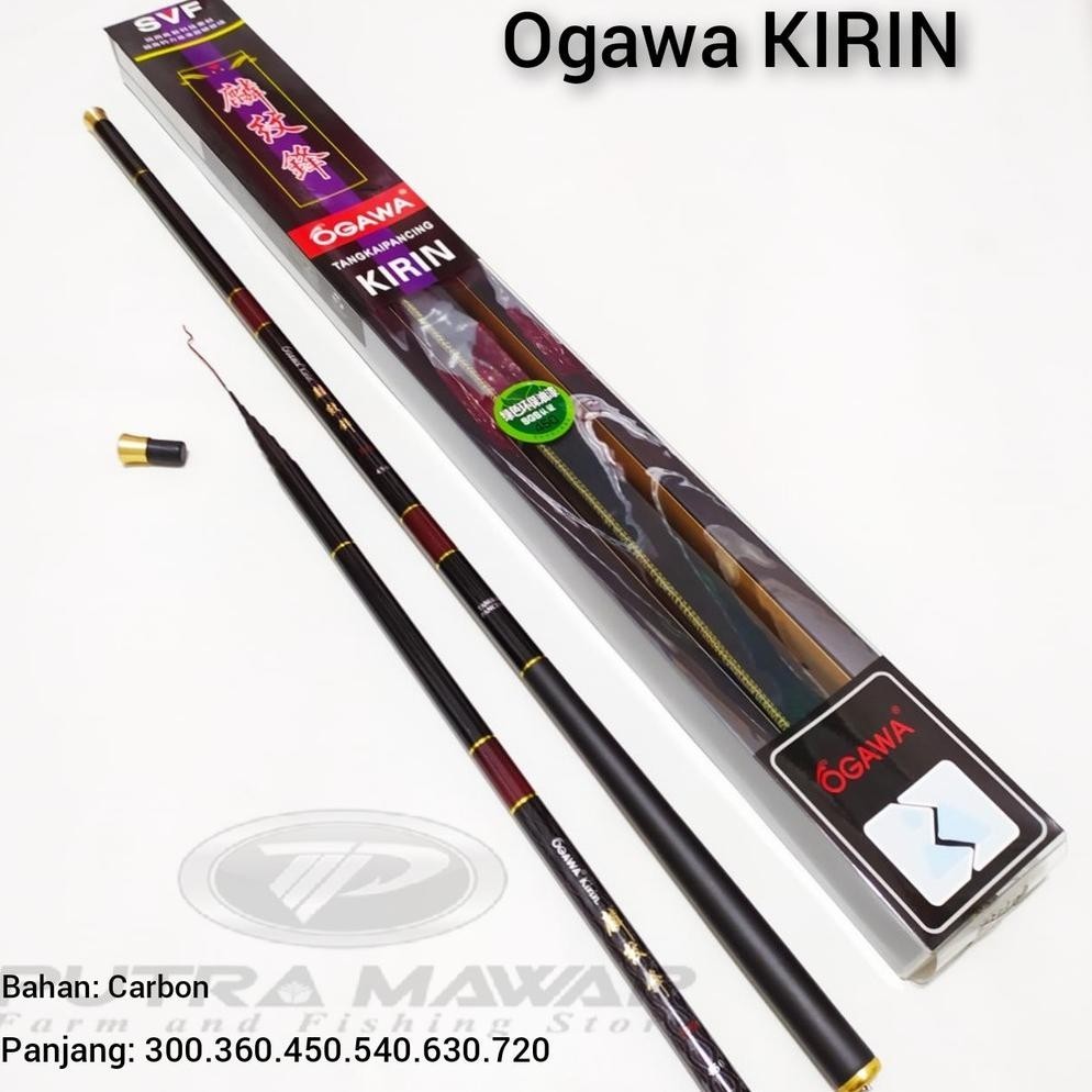 Sale Joran Tegek Ogawa Kirin 300 360 450 540 630 720 Walesan Tangkai Pancing Carbon Original Murah K