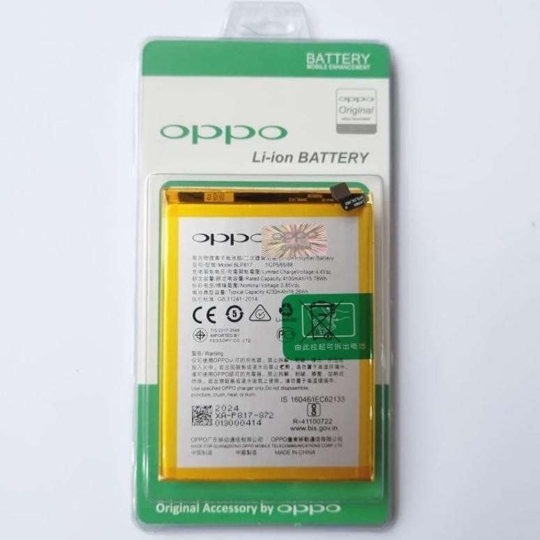 BisaCod Baterai Batre Oppo A15S Cph2179 / A15 Cph2185 / A15 / A16K / A16E Ori Blp 817 Blp817 Origina