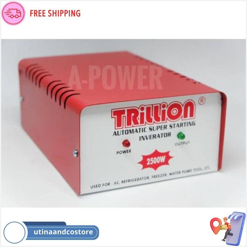 Trillion - Inverator Anti Jeglek (2500W) Terlaris