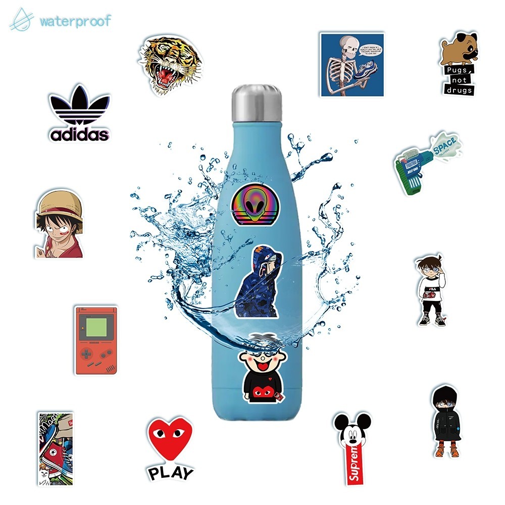 

Hot Logo Brand Stiker Mode Hypebeast Stiker Anti Air Stikers Berperekat Waterproof Sticker Decal