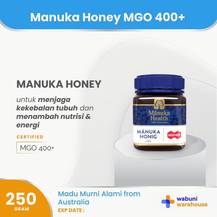 

MANUKA HONEY MGO400+ 250GR