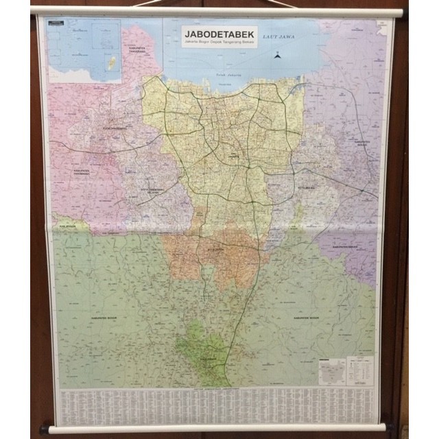 Ars Peta Jabodetabek Peta Dinding