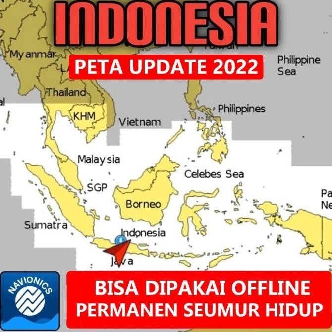 Ars Peta Laut Indonesia Digital Navionics - Baca Deskripsi Sebelum Membeli