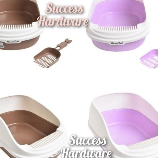 Catidea Toilet Kucing / Cat Litter Box Bread Ro - Cokelat