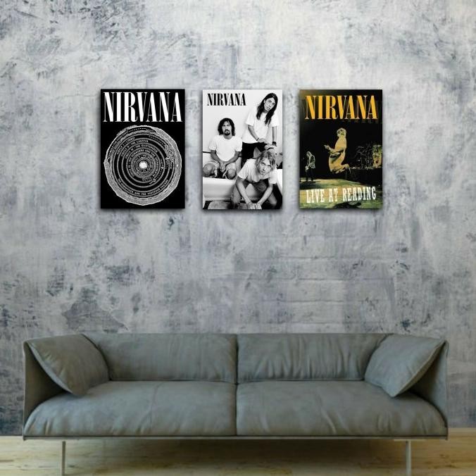 .........] hiasan dinding walldecor poster band nirvana