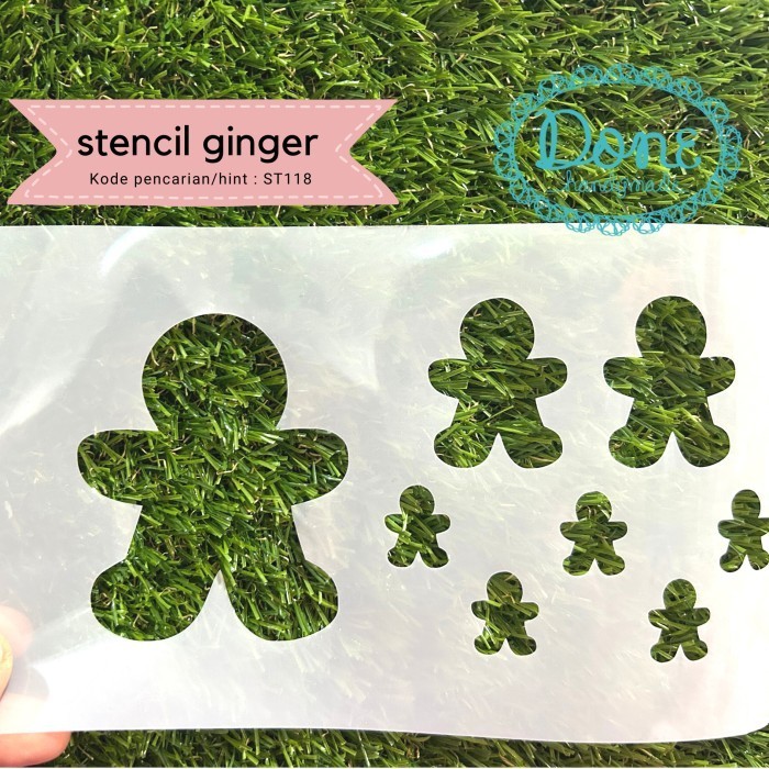 

Terbaru Done Handymade Stencil Ginger Kue Jahe Christmas Motif Natal St118 Promo Terlaris