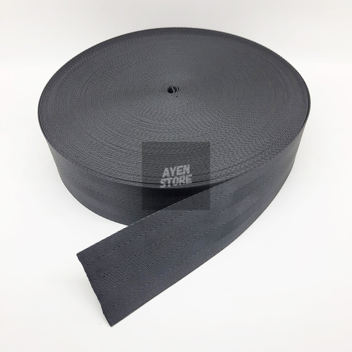 WEBBING NYLON 5 CM MOTIF SAFETY BELT (PER ROLL / 45 M). WEBBING IMPORT