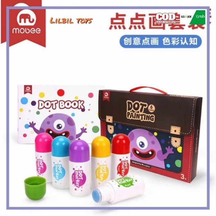 

LilbilToys dot painting - spidol gambar - spidol mobee