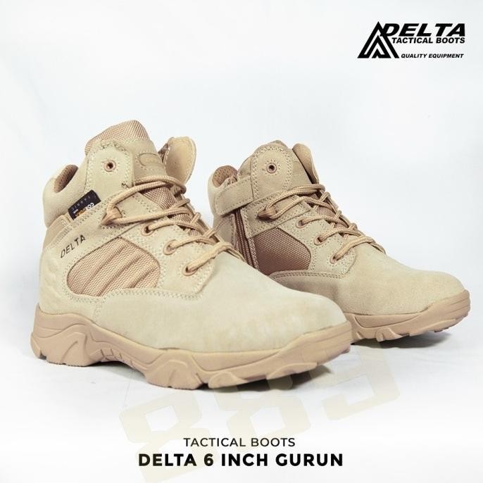 Sepatu Delta 6 inci Tactical Army Boots - Gurun