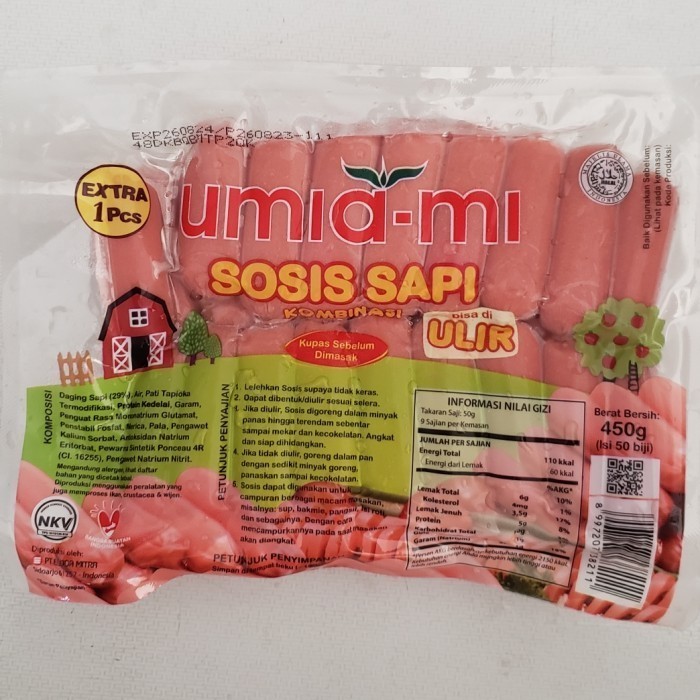 

Sosis cokctail umiami 450 gram