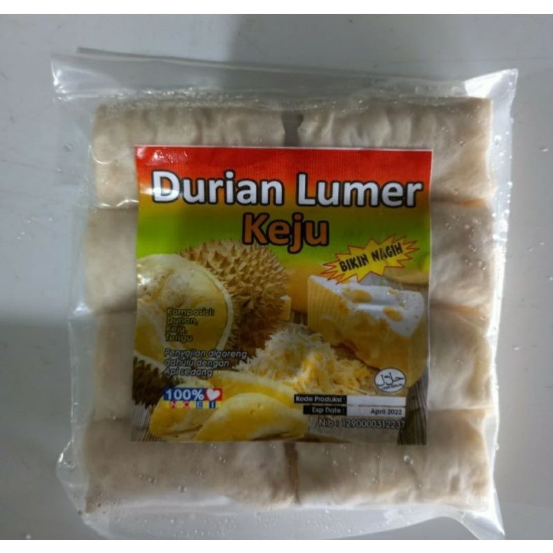 

Durian Duren Lumer Keju Bilqis Frozen isi 8 pcs