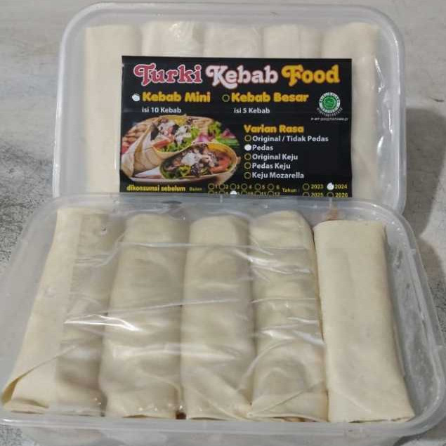 

Kebab Turki Mini Pedas Frozen isi 10 pcs