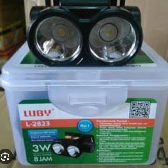 %%%%] Senter/ Luby Senter Kepala L 2823 Headlamp Luby Cas Ulang