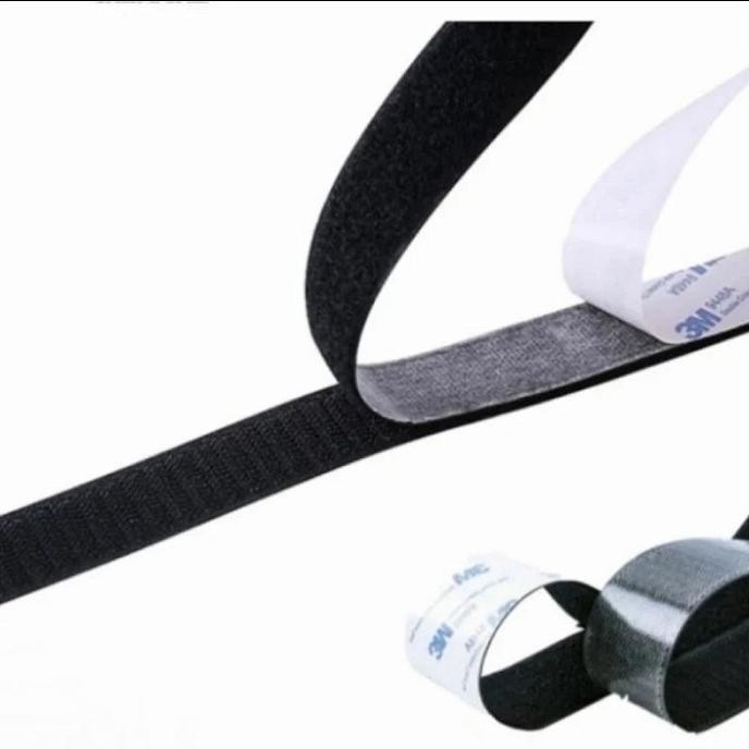 

`````````] Perekat Strap Adhesive Double Tape Hook And Loop 2,5cm 3cm 5cm 10cm