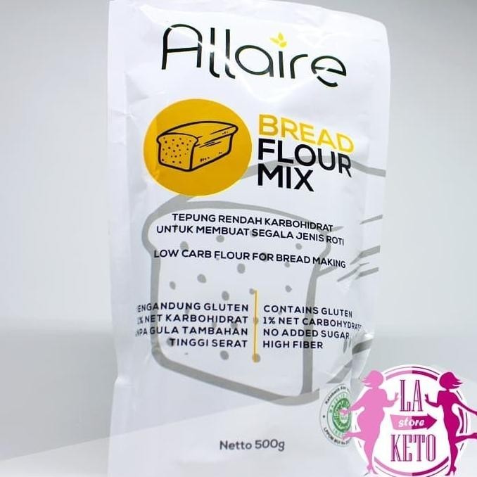 

ALLAIRE Bread Flour 500 gr Tepung Roti Keto / Low carb @500gram