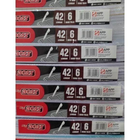 

[1 PACK 6 BK] BUKU TULIS ISI 42 LEMBAR BIG BOSS HIGHQUALITY / BUKU TULIS PROMO AKHIR TAHUN