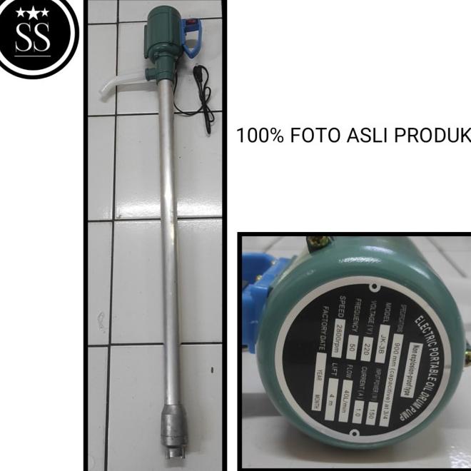 Pompa Minyak Oli Drum Listrik Electric / Elektrik Barrel Pump 220V