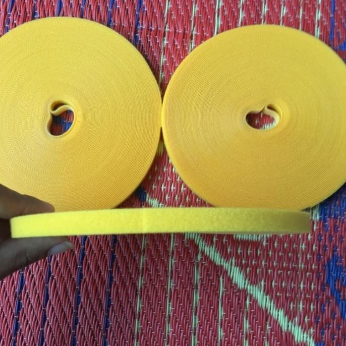 

velcro magic tape kabel 20m.lebar 1cm (kuning)