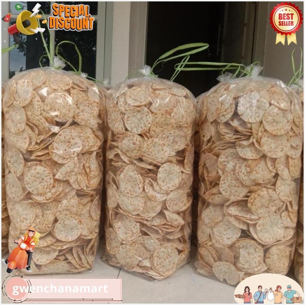 

1 Ball / 2Kg Keripik Tempe Sagu (Sesuai Foto) Bisa Cod