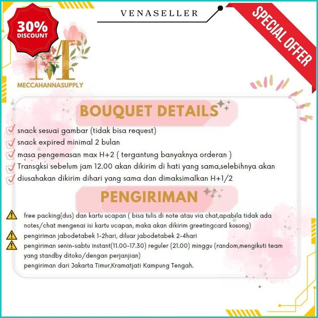 

(Ready Stock) Free Packing Bouquet / Buket Snack / Makanan Coklat Untuk Wisuda / Hari Ibu / Ulang Tahun / Hadiah / Anniversary / Valentine / Hari Guru Siap Kirim