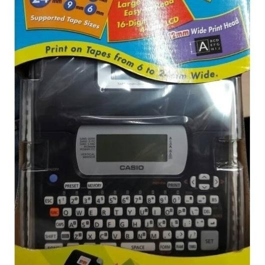Jual Label Print Casio Kl-120 Mesin Label Printer Kl 120 Kl120 Garansi