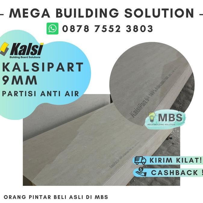 Promo Spesial Kalsipart 9Mm - Papan Kalsiboard, Papan Partisi, Fiber Semen