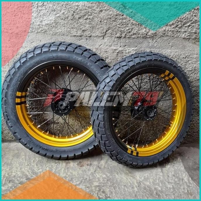 Wheelset Warna Supermoto KLX 150 S L BF Dtracker Paket Ban 17 300 350