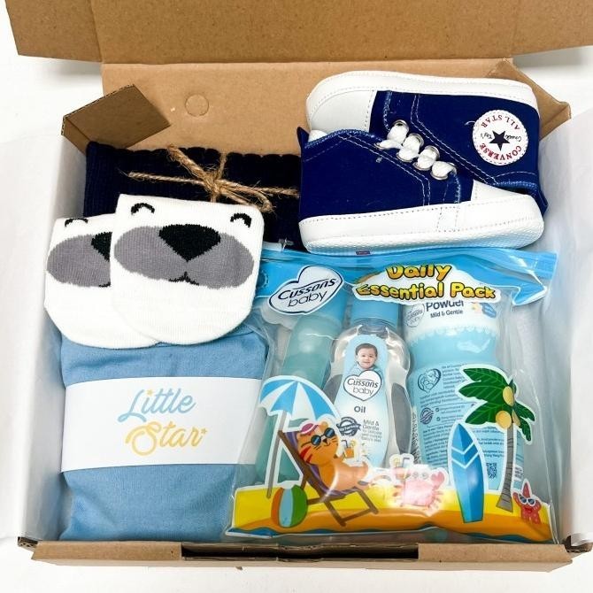 Newborn Baby Gift Set Kado Baju Sabun Pengkapan Mandi Bayi S001