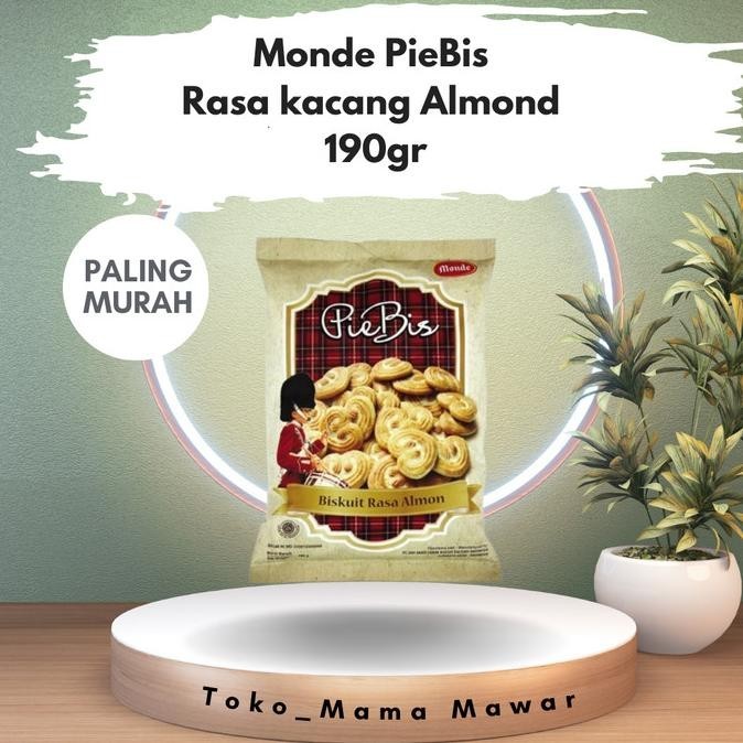 

Terlaris Paling Murah Monde Piebis Rasa Kacang Almond 190Gr Ready Stok