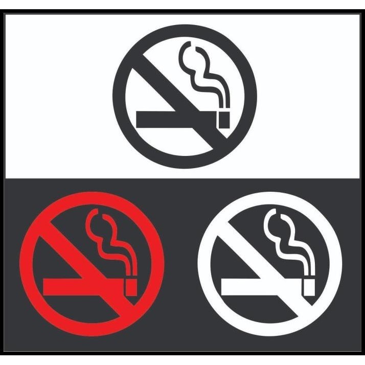 

BEST DEAL STIKER STICKER NO SMOKING DILARANG MEROKO 4 X 4 CM !